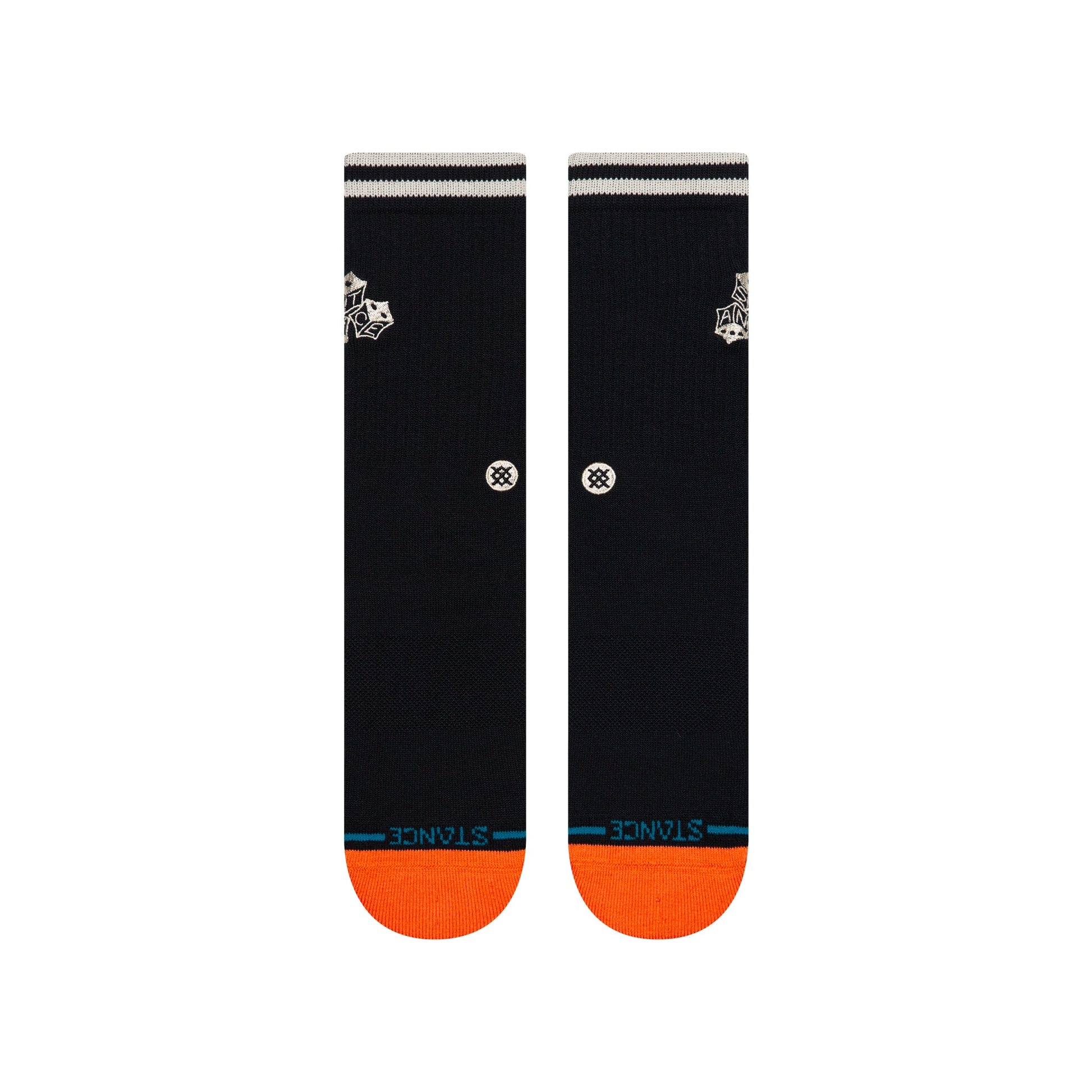 High Roller Crew Sock Black