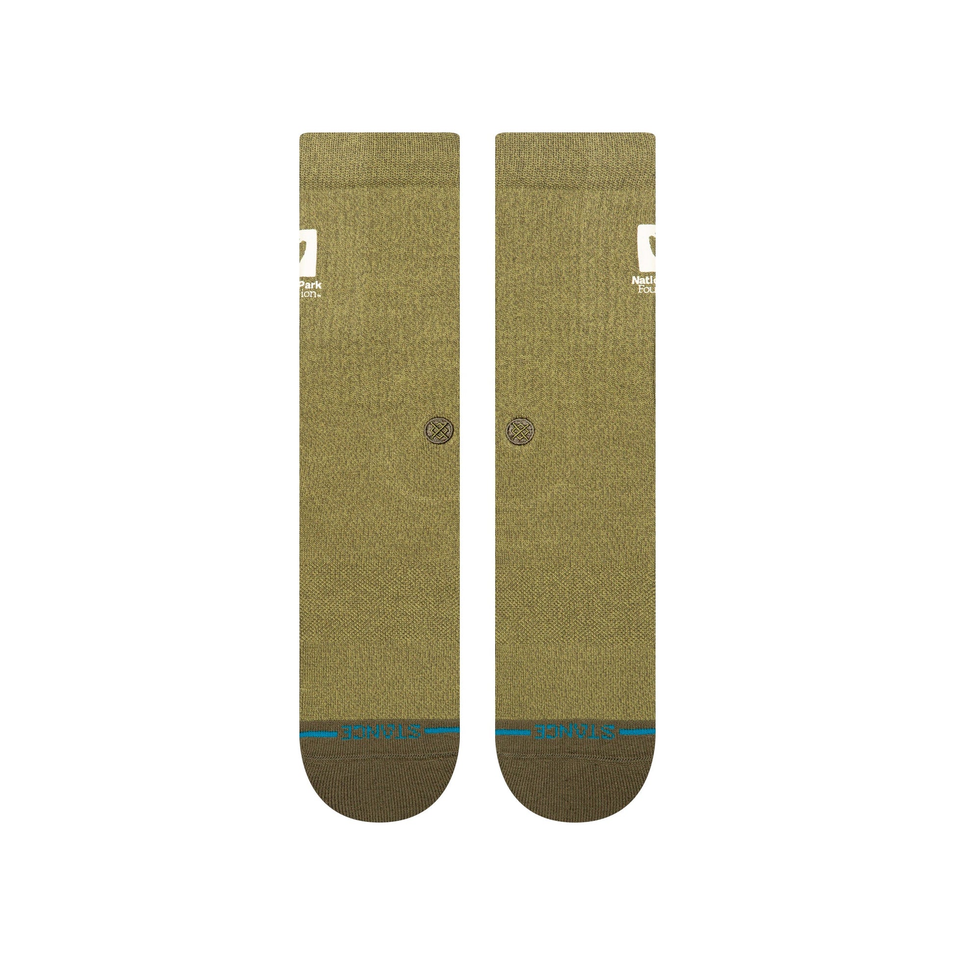 National Park Crew Sock Military Green