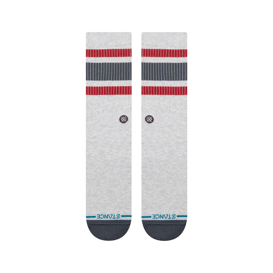 Stance Boyd Pop Stitch Crew Sock Heather Grey