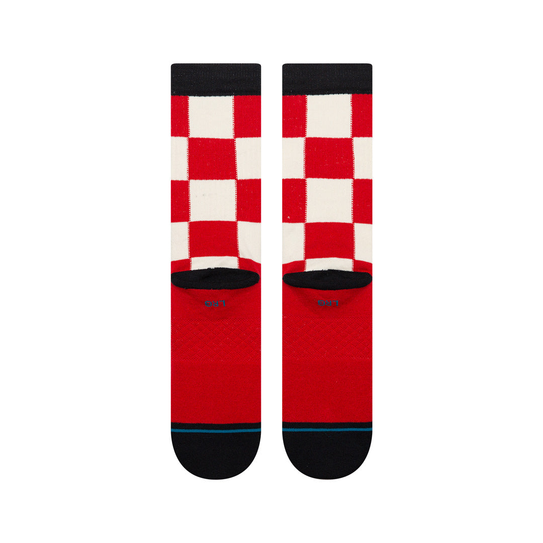 Stance Chaturanga Crew Sock Red