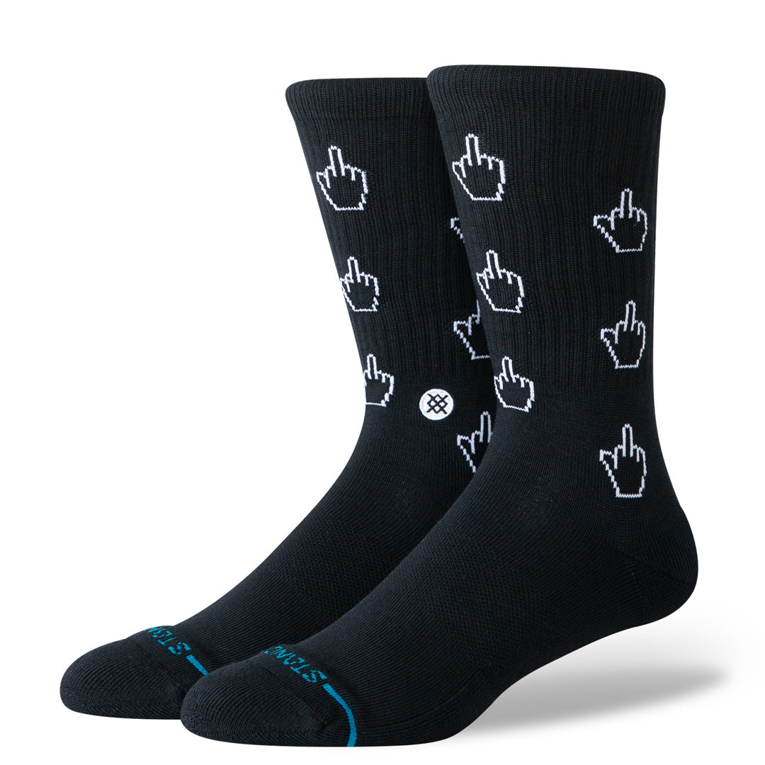Stance Cursor Crew Sock Black