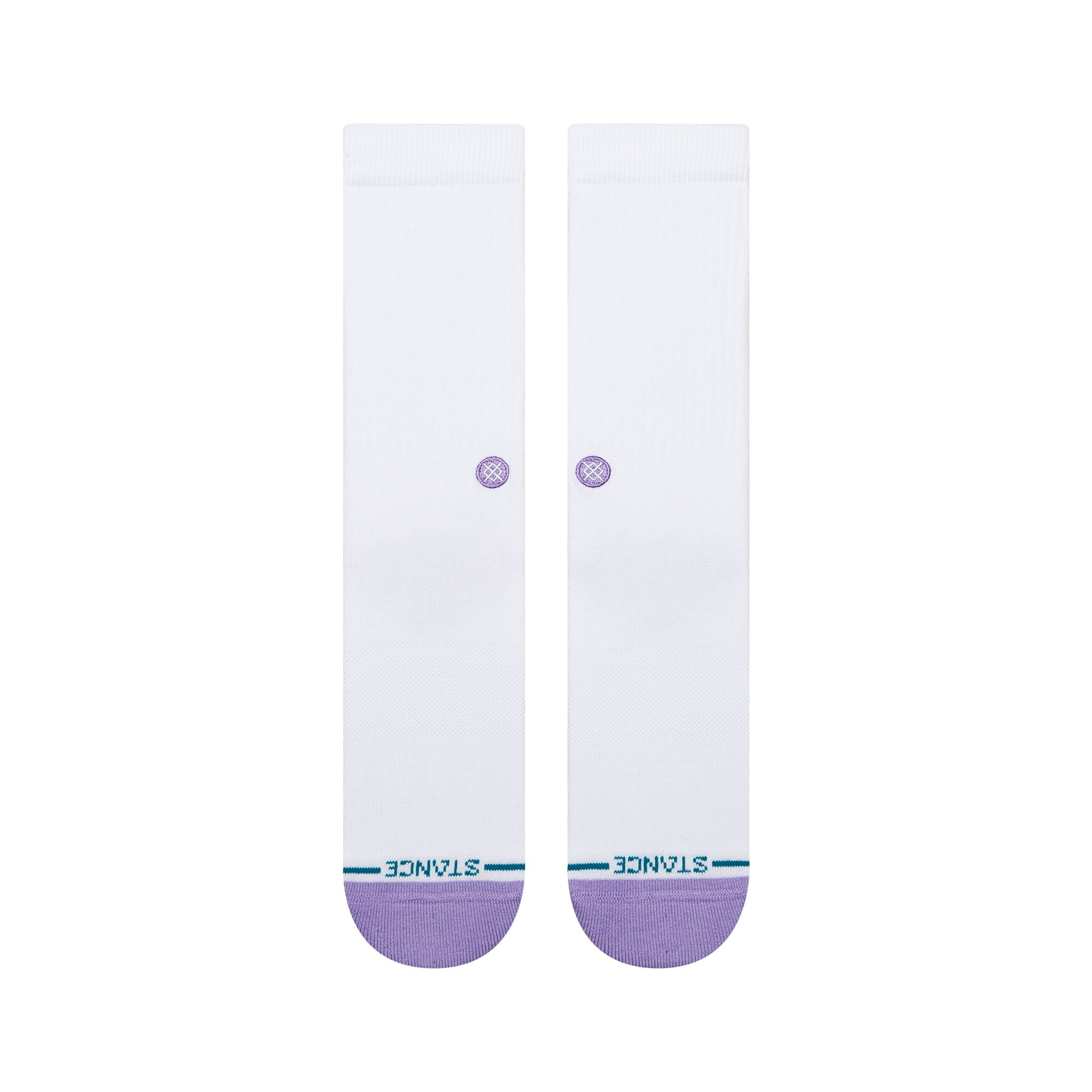 Stance Icon Dot Crew Sock Purple