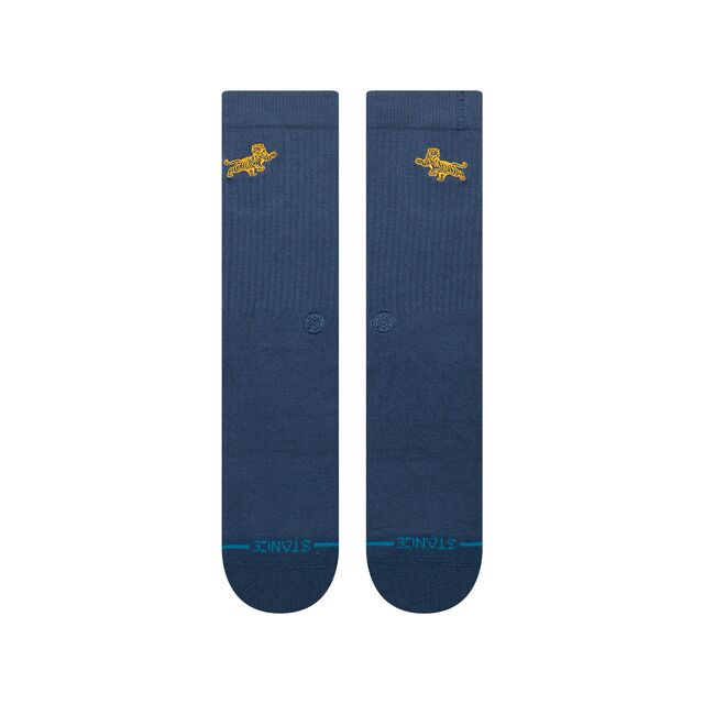 Stance Stripes Crew Sock Navy