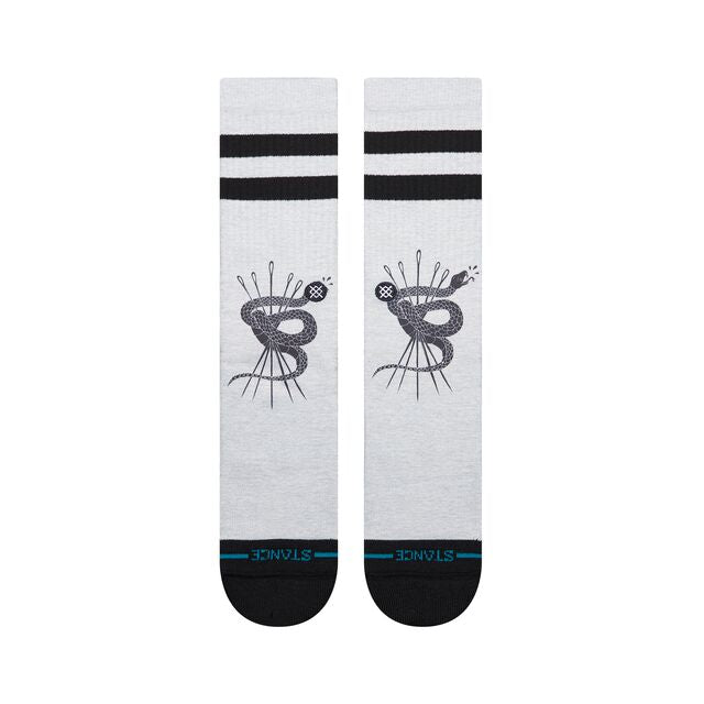 Stance Threads Crew Sock Black