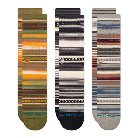Stance Curren Sock 3 Pack Green