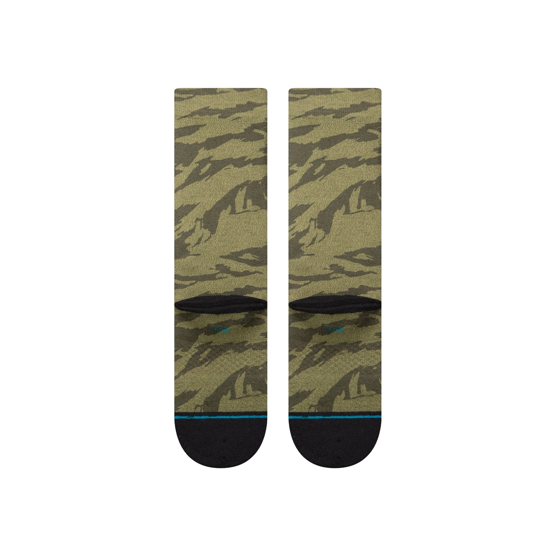 Stance Camoblend Crew Sock Dark Green 