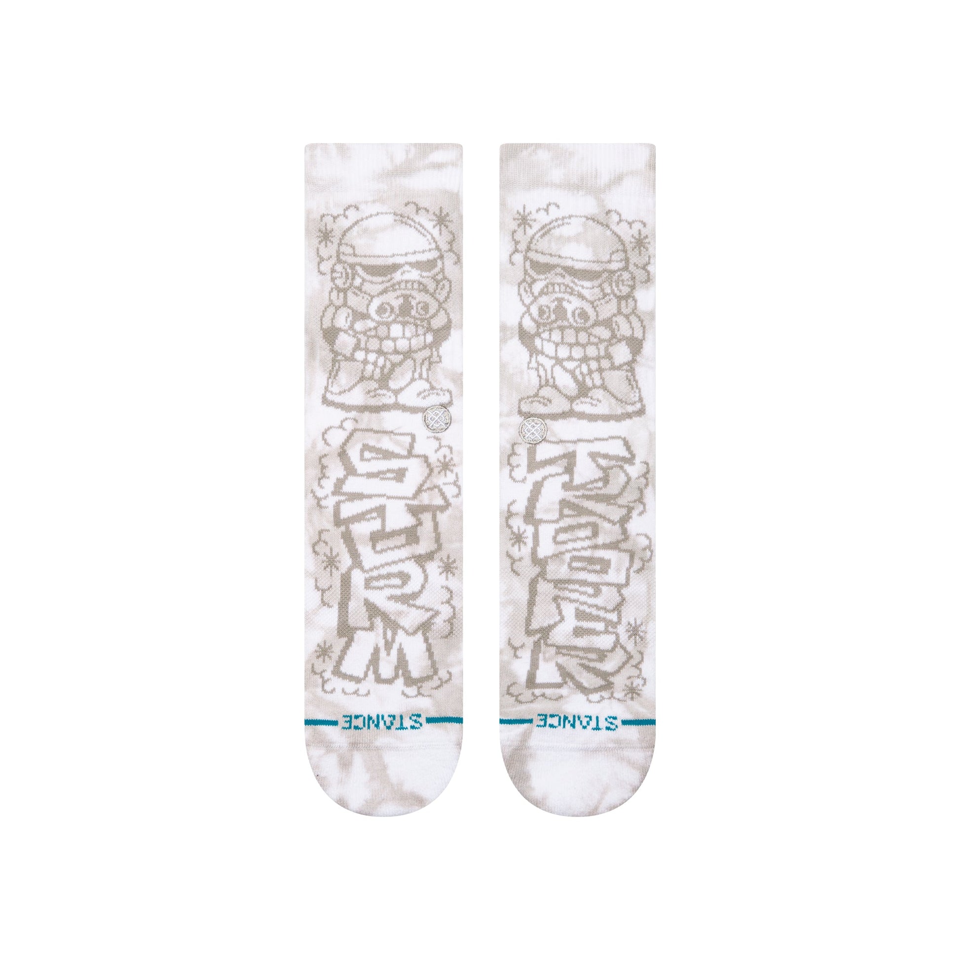 Stance Dj Trooper Crew Sock White 