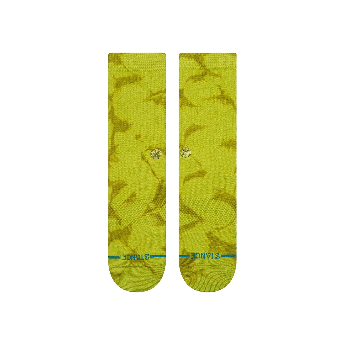 Stance Icon Dye Crew Sock Green 