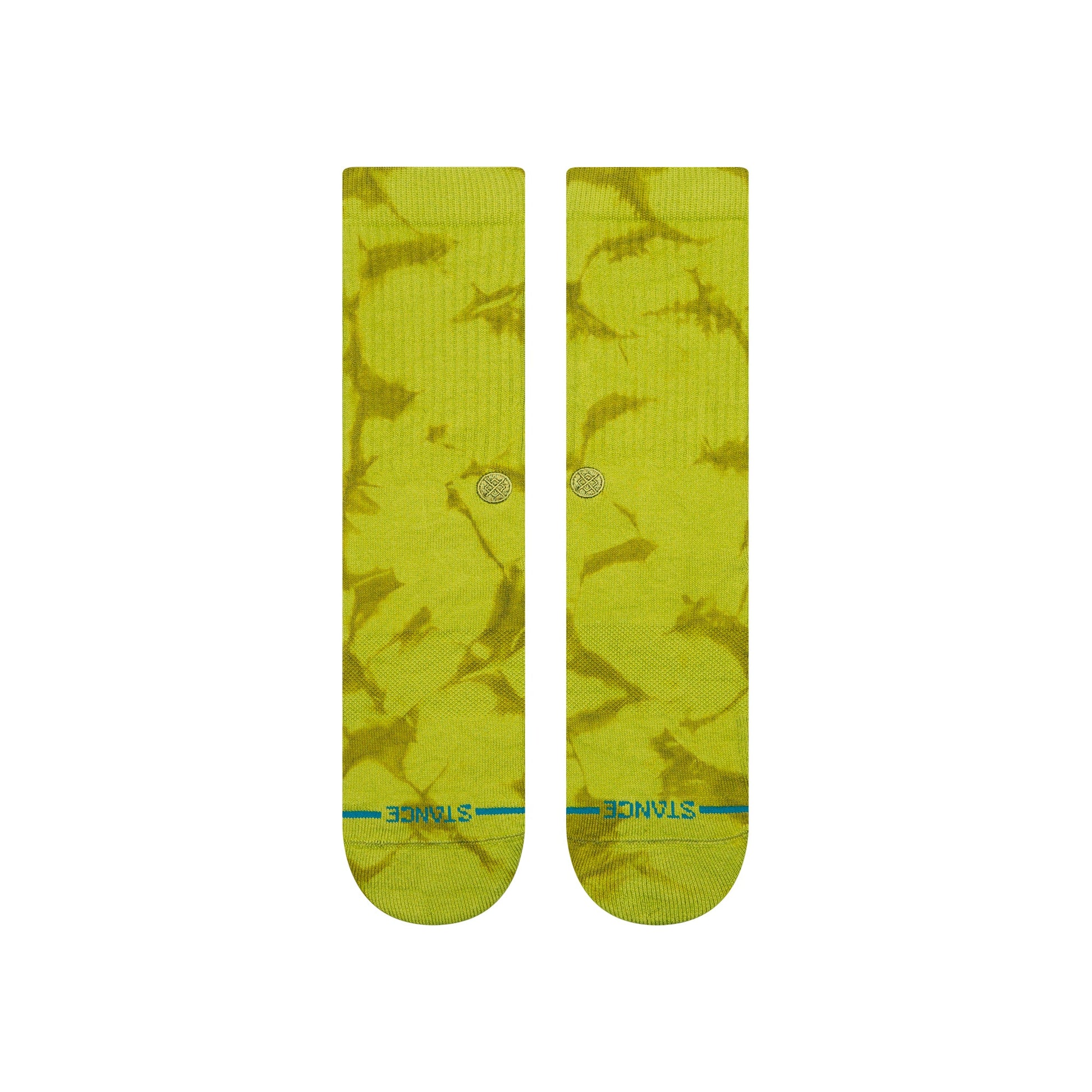 Stance Icon Dye Crew Sock Green 