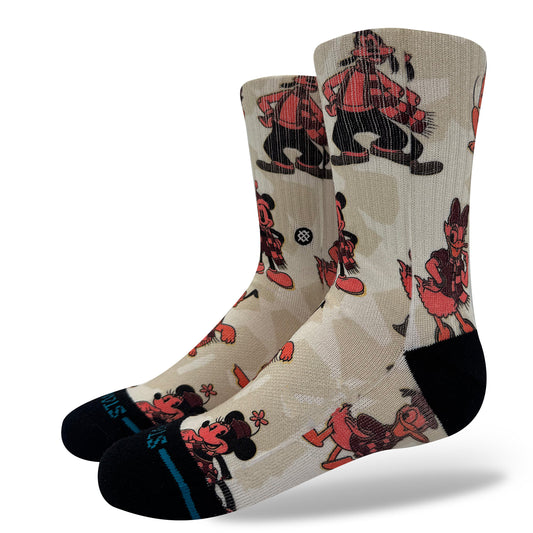 Stance Mickeys Xmas Crew Sock Canvas