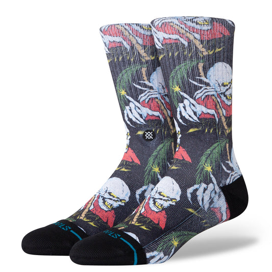 Stance Palm Slayer Crew Sock Black 