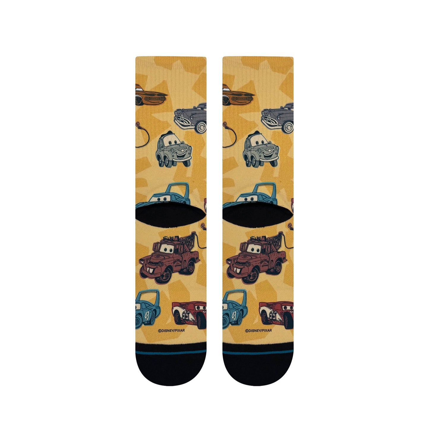Stance Radiator Springs Crew Sock Yellow