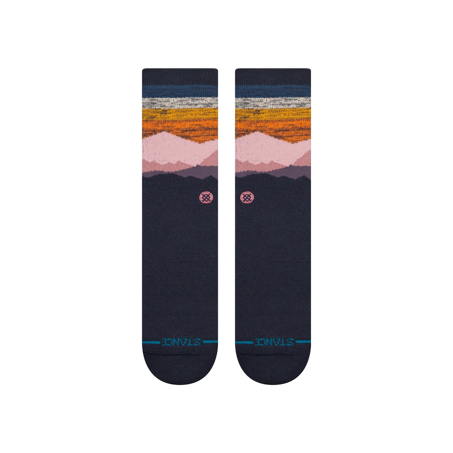 Stance Saddleback Crew Sock Navy 
