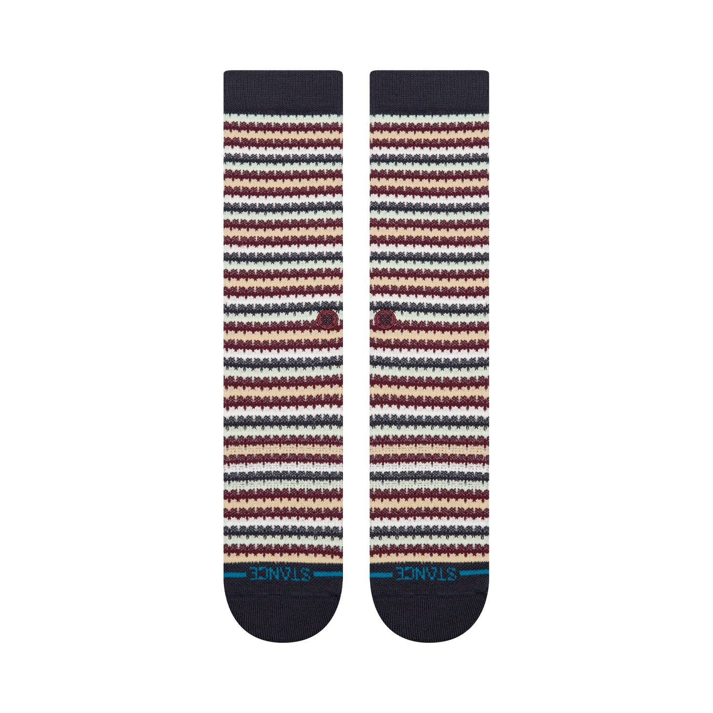 Stance Chiclets Waffle Knit Crew Sock Navy
