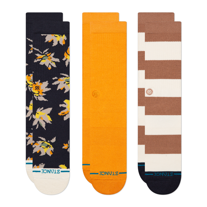 Stance Equinox Crew Sock 3 Pack Navy