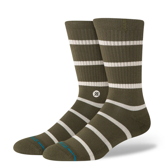 Stance Heritage Crew Sock Olive