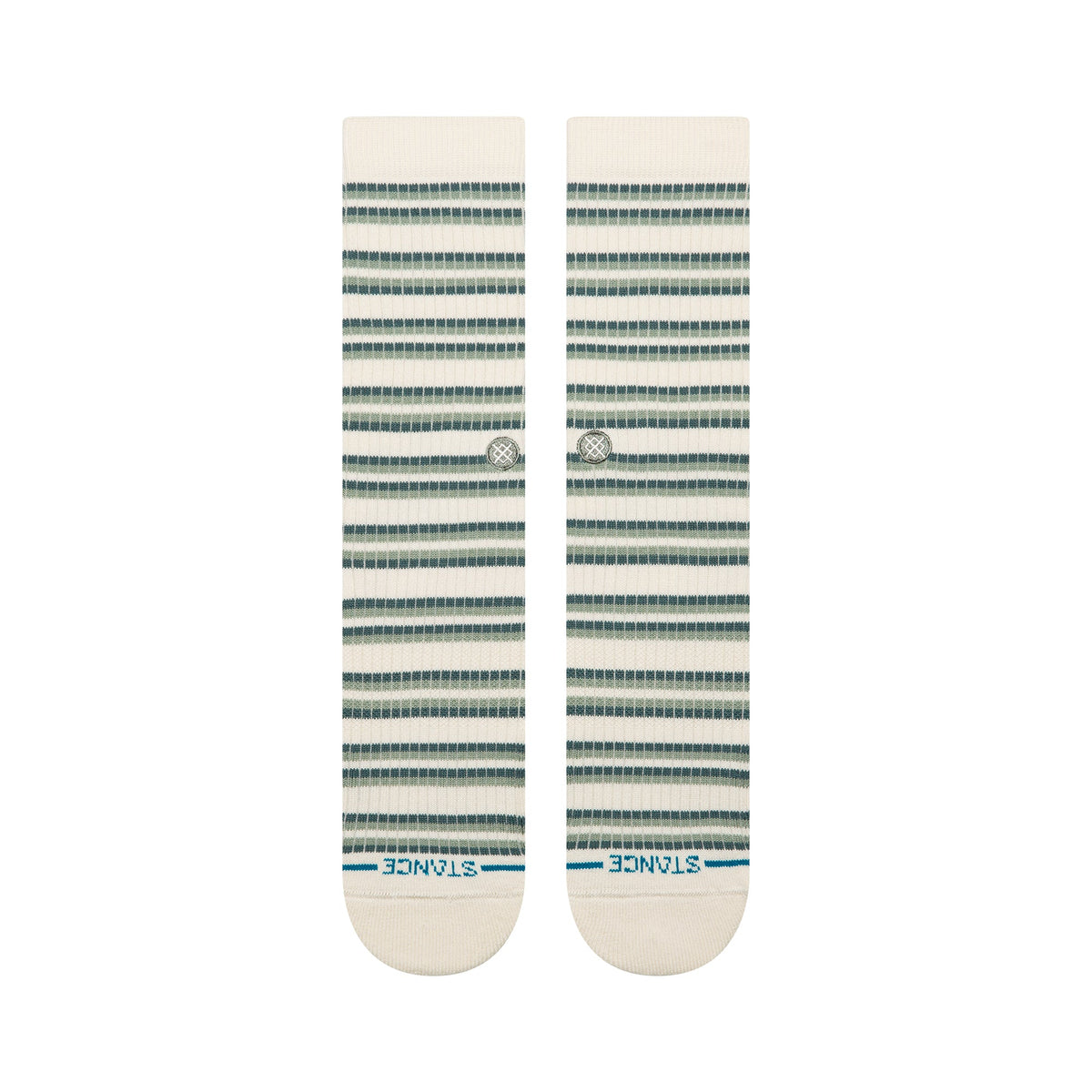 Stance | Multistripe Ribbed Crew Sock Iceberg