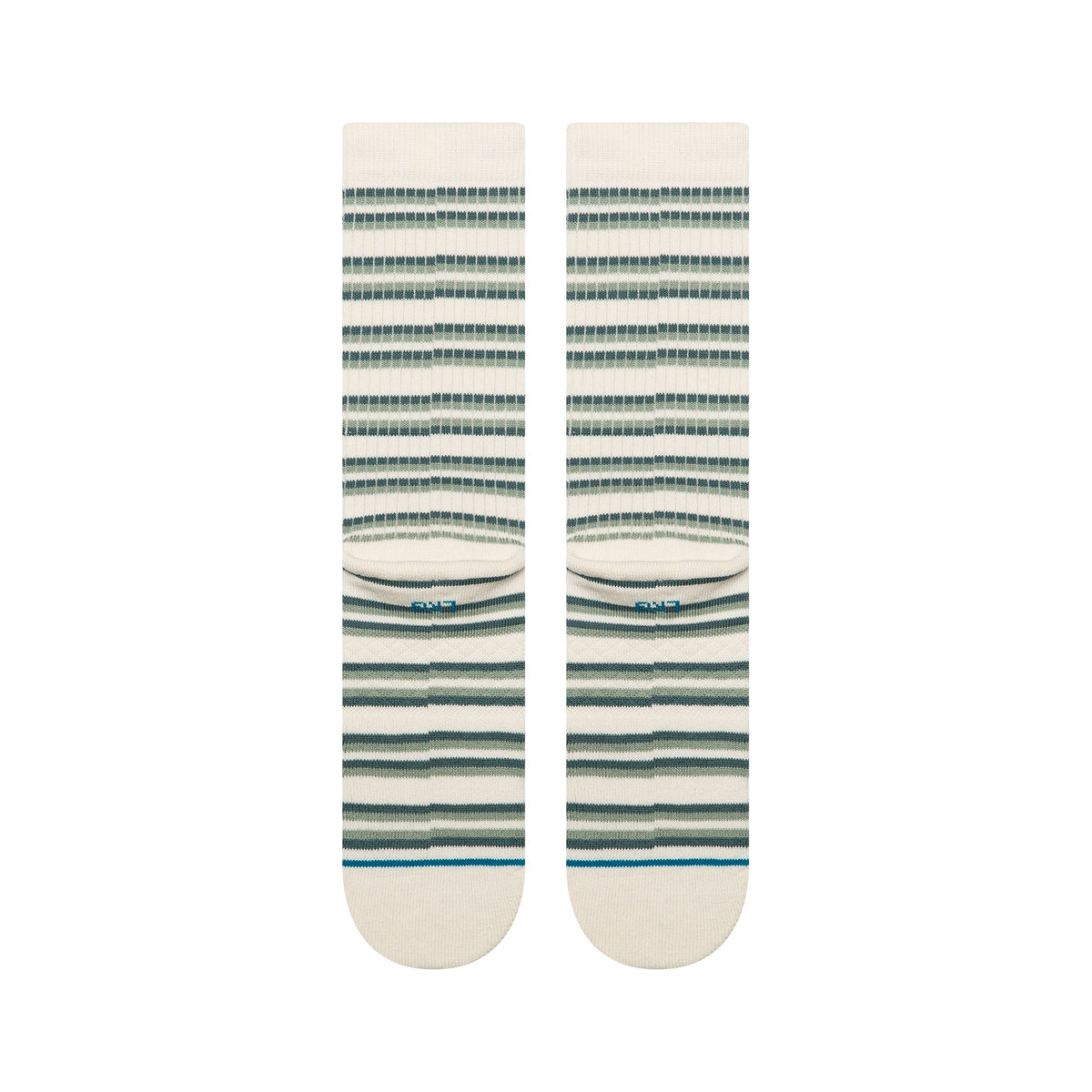 Stance | Multistripe Ribbed Crew Sock Iceberg