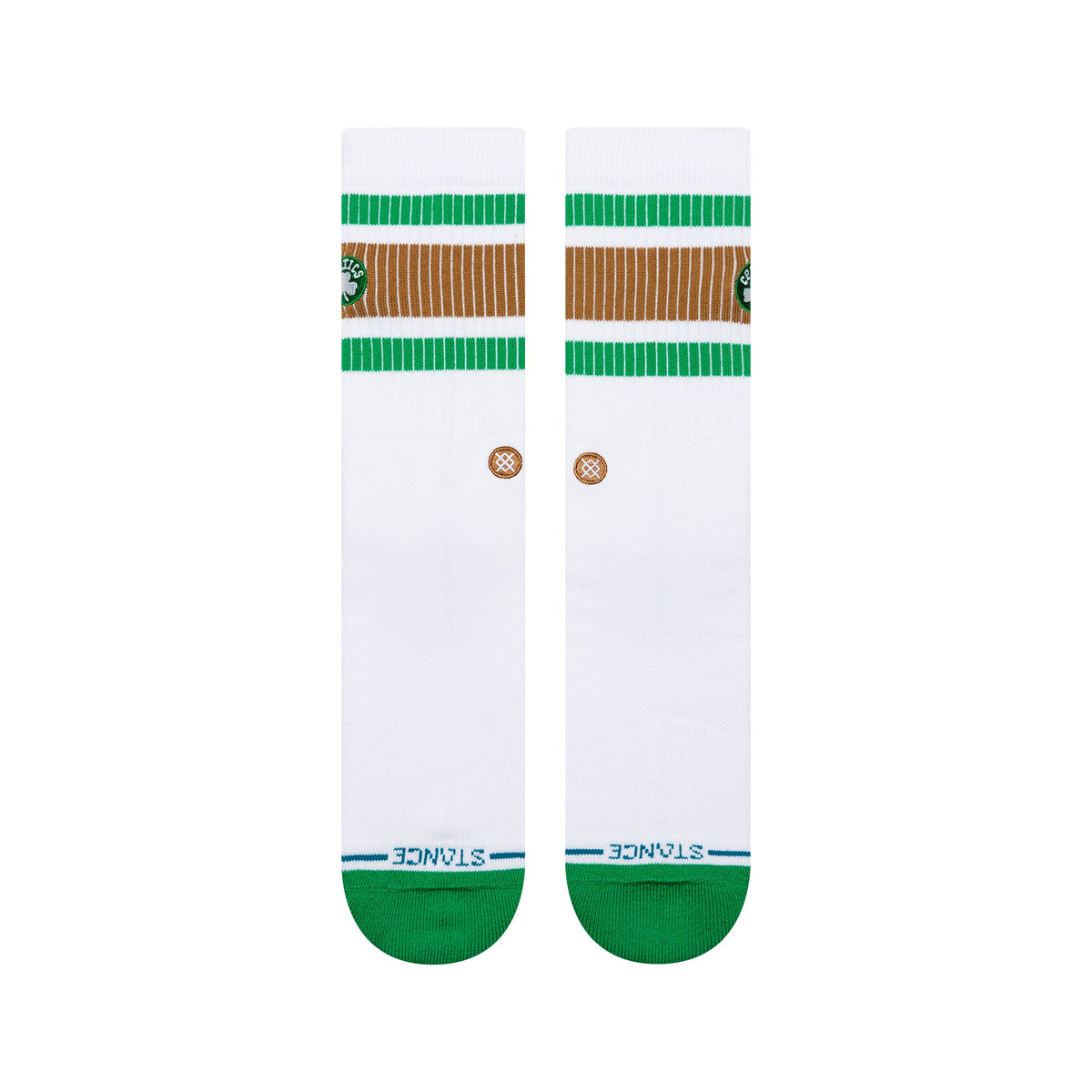Stance | Crossover Boston Celtics Crew Sock White