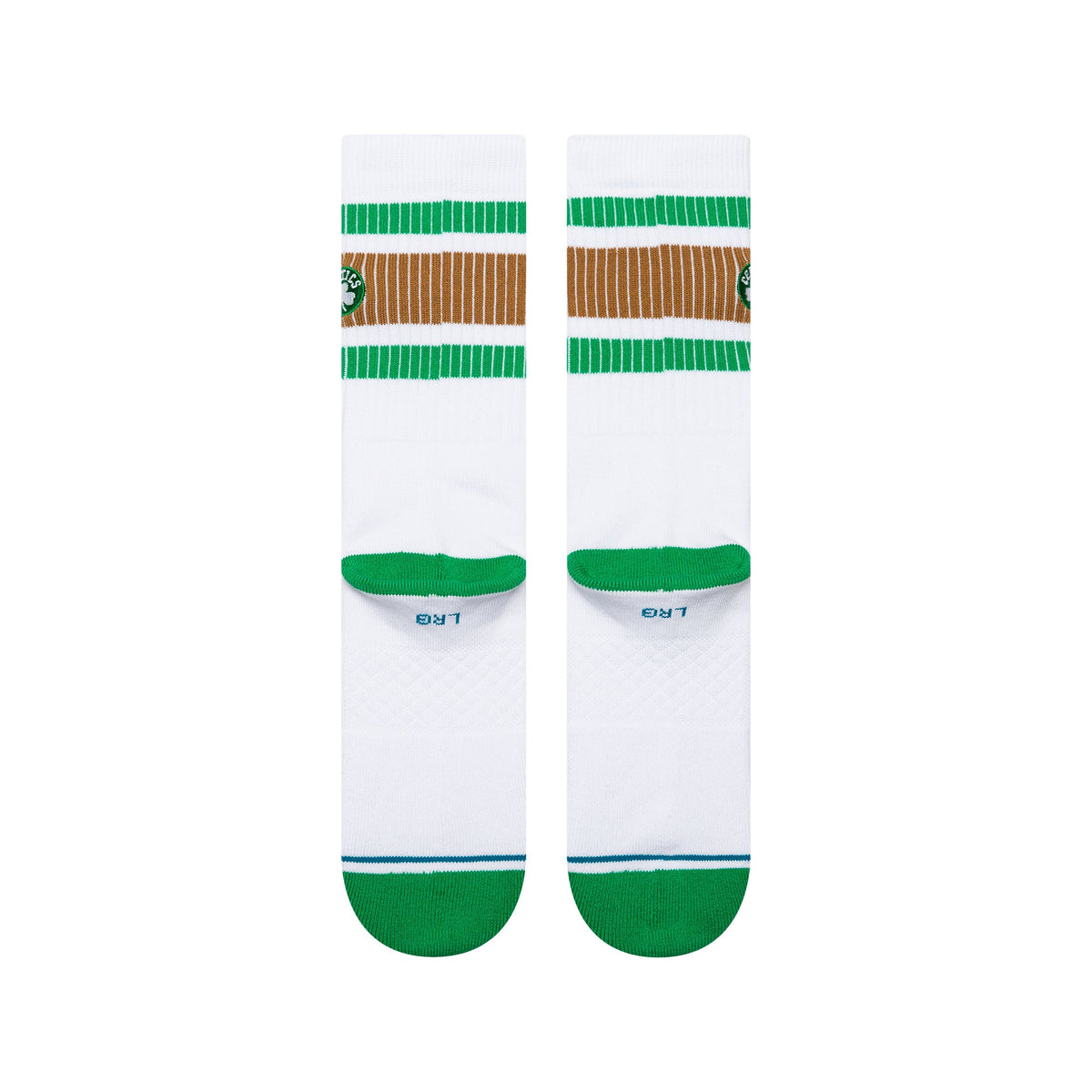 Stance | Crossover Boston Celtics Crew Sock White