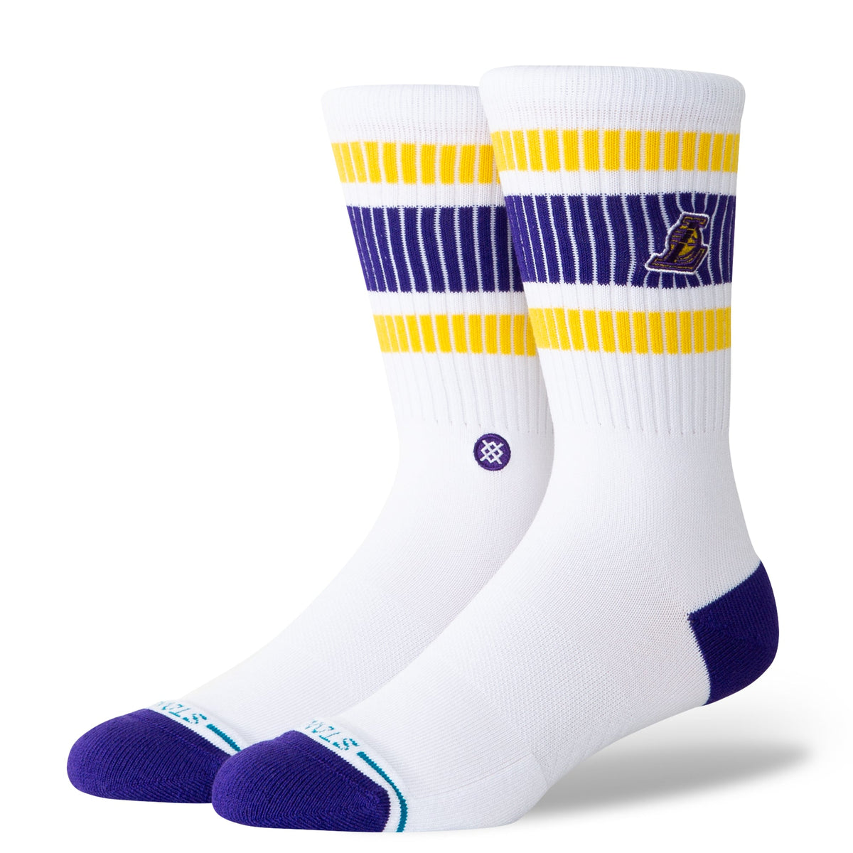 Stance | Crossover La Lakers Crew Sock White