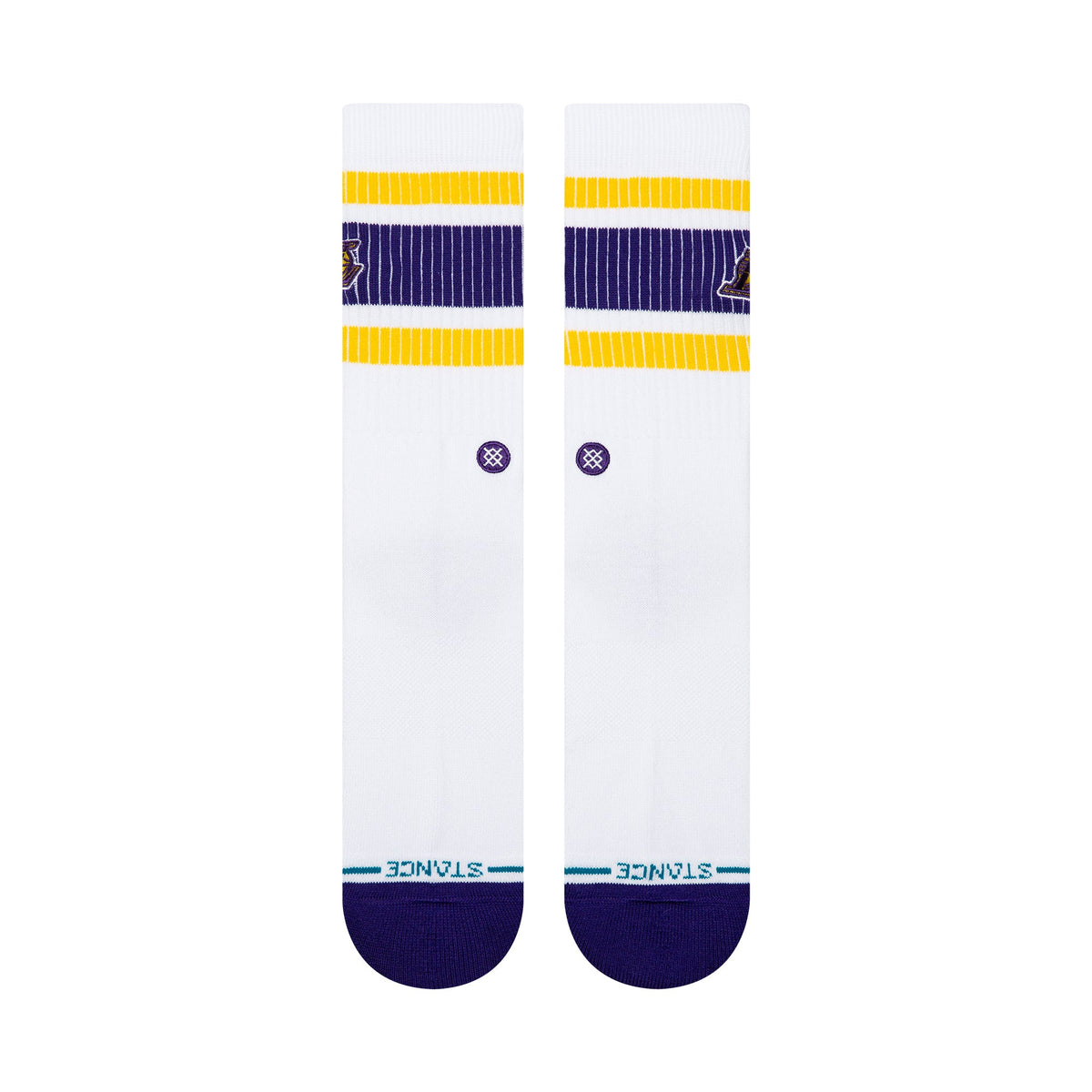 Stance | Crossover La Lakers Crew Sock White