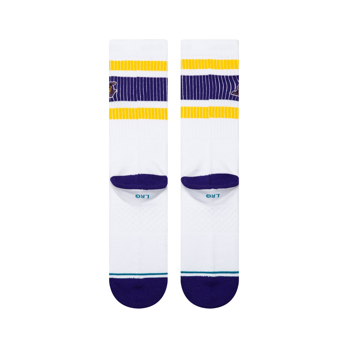 Stance | Crossover La Lakers Crew Sock White