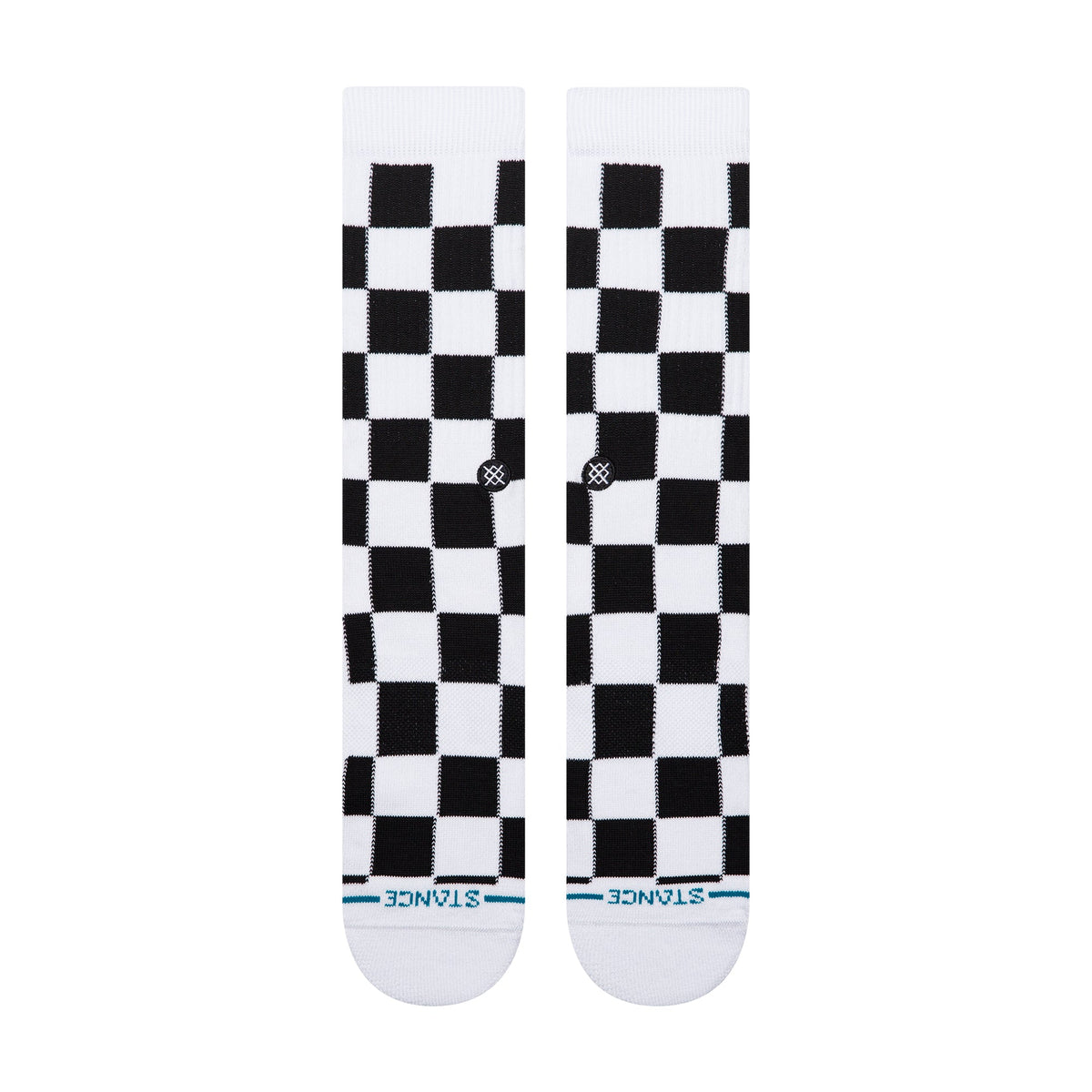 Stance | Dance Floor Crew Sock White