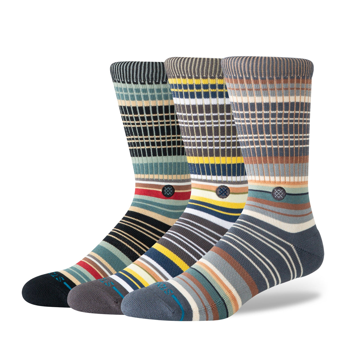 Stance | Jorongo Crew Sock 3 Pack Multi