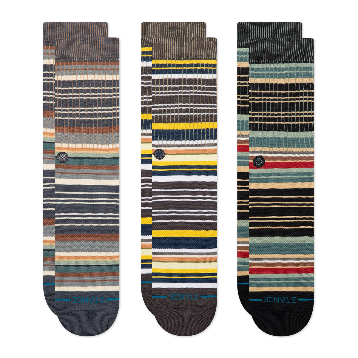 Stance | Jorongo Crew Sock 3 Pack Multi