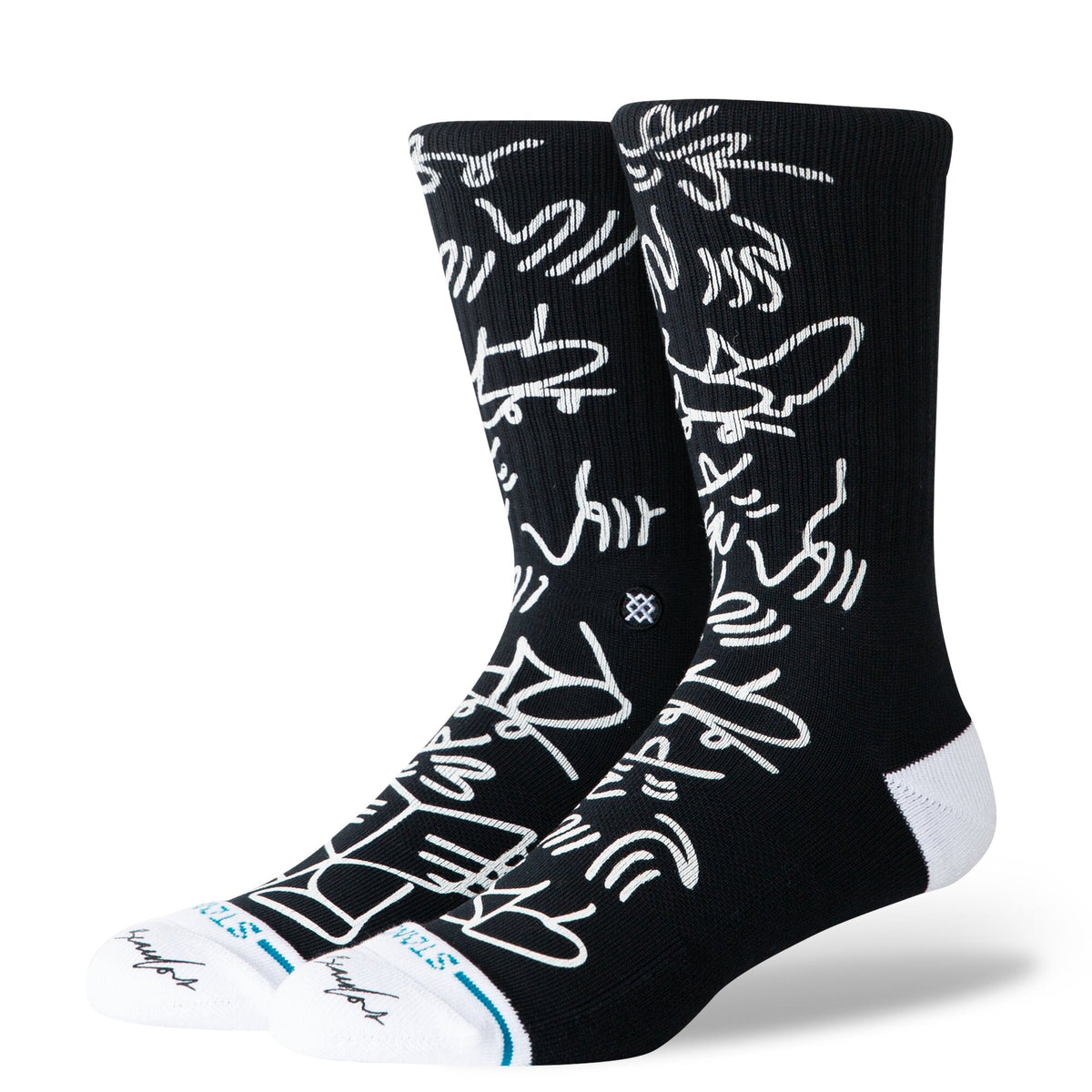 Stance | Lucas Crew Sock Black
