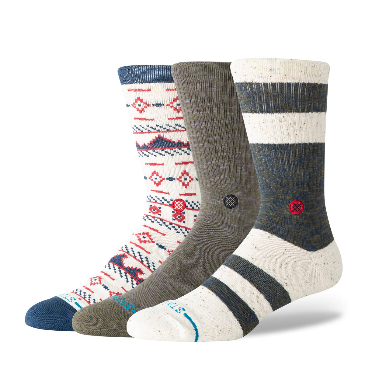 Stance | Marine Layer Crew Sock 3 Pack Navy