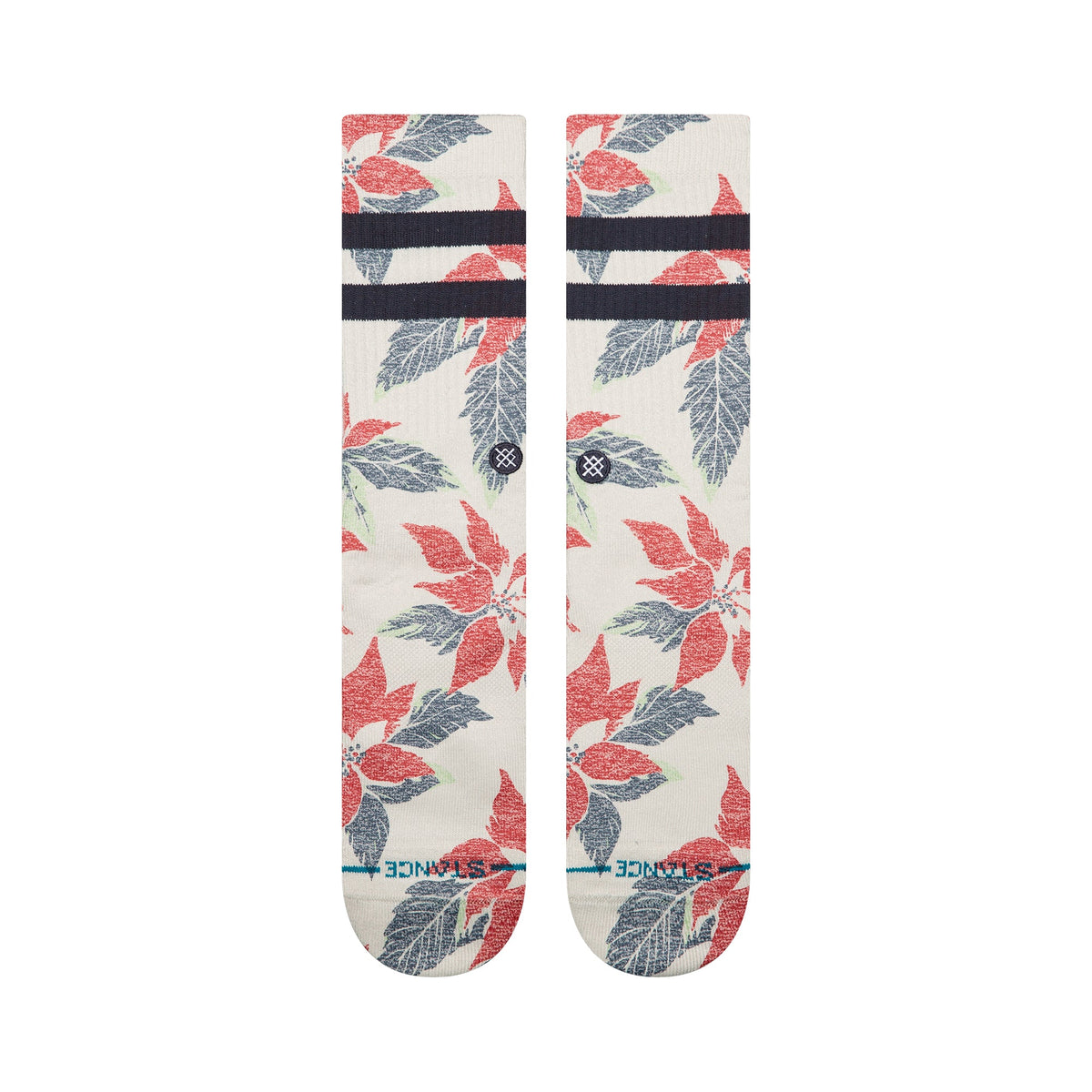 Stance | Poinsettia Paradise Crew Sock Grey