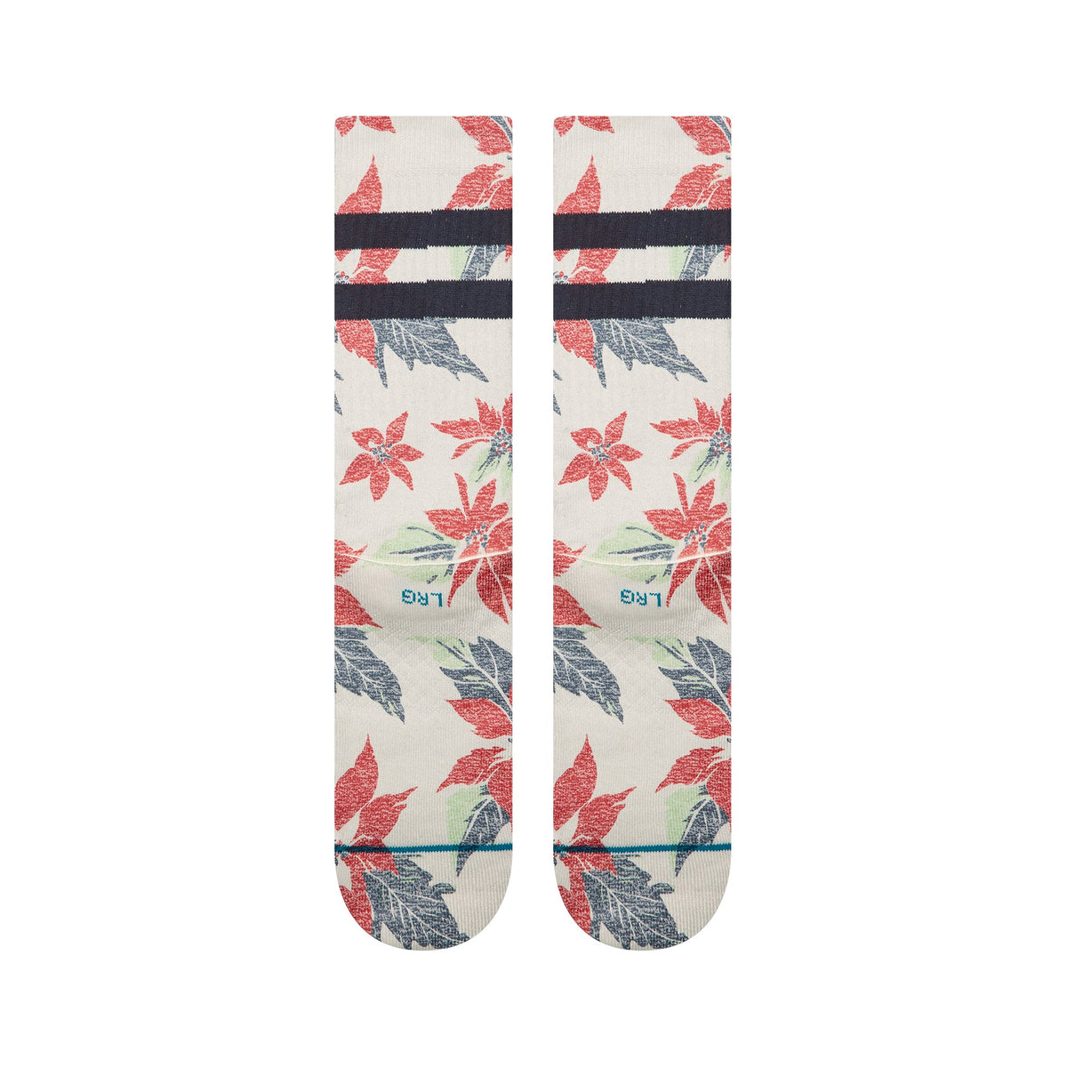 Stance | Poinsettia Paradise Crew Sock Grey