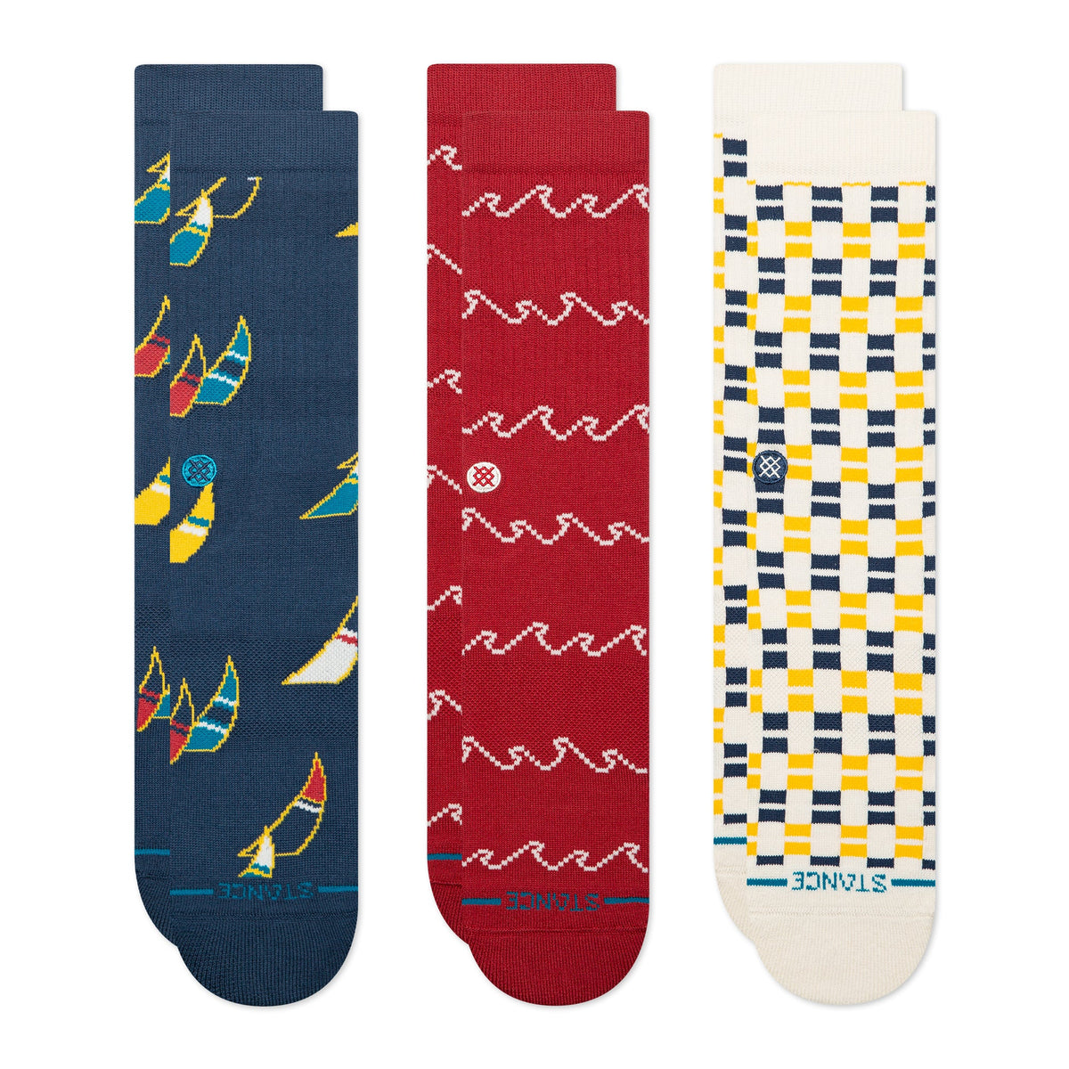 Stance | Regatta Crew Sock 3 Pack Multi