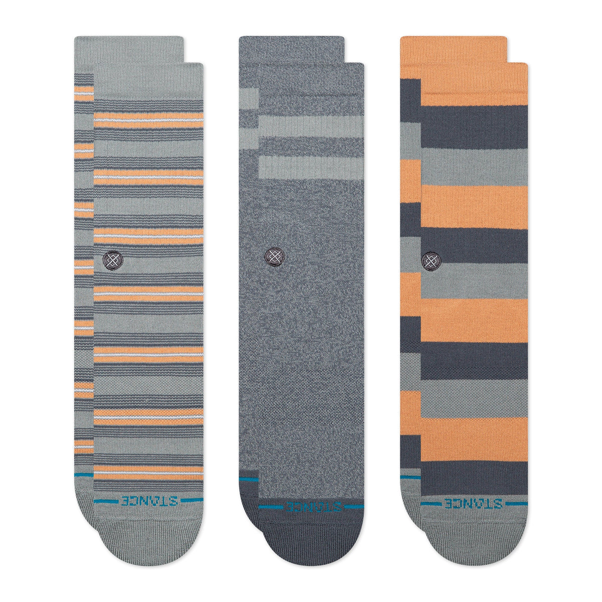 Stance | Sabot Crew Sock 3 Pack Grey