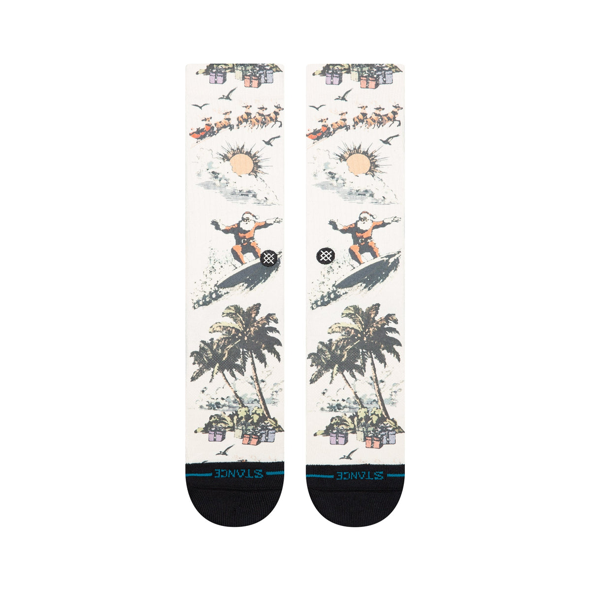 Stance | San O Claus Crew Sock Cream
