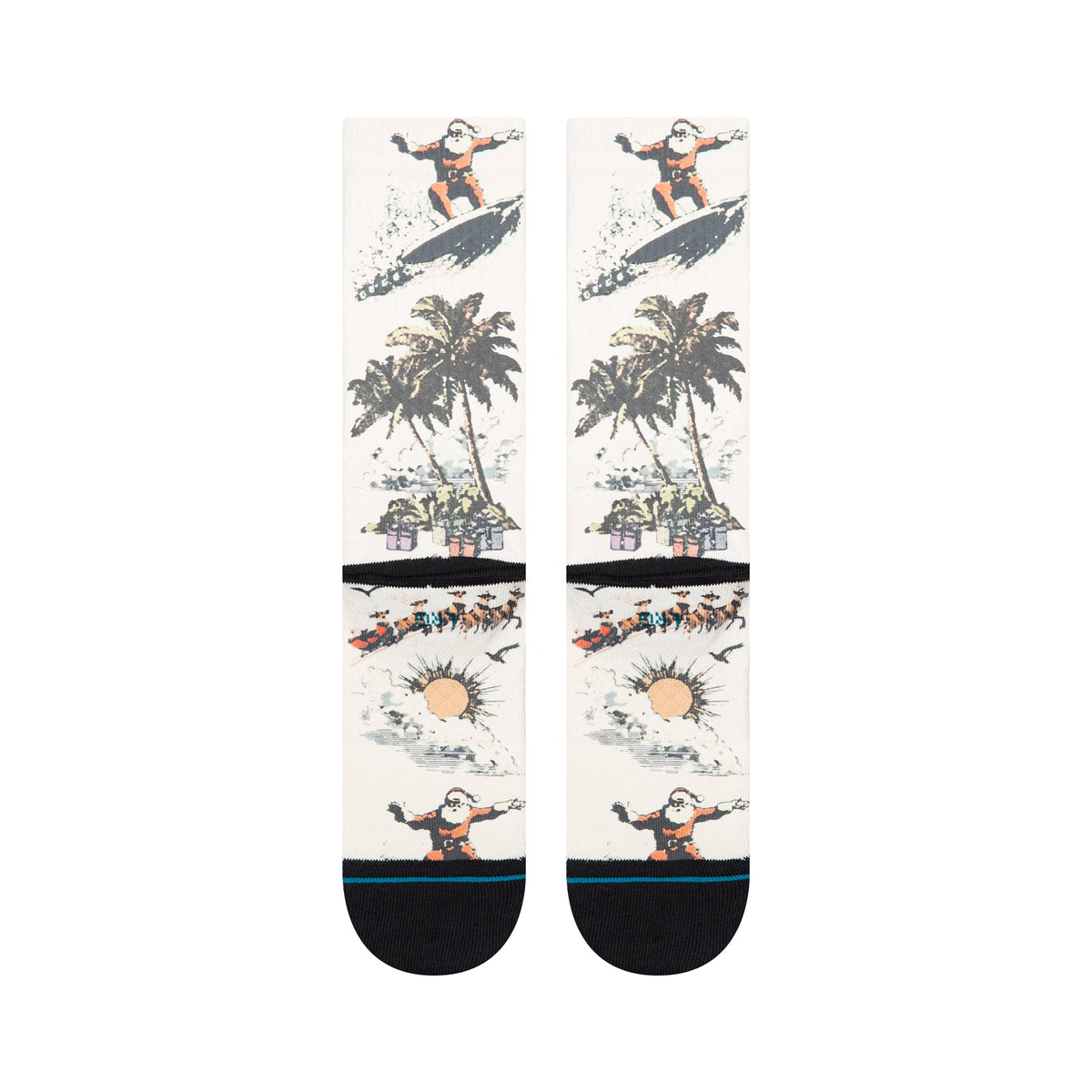 Stance | San O Claus Crew Sock Cream