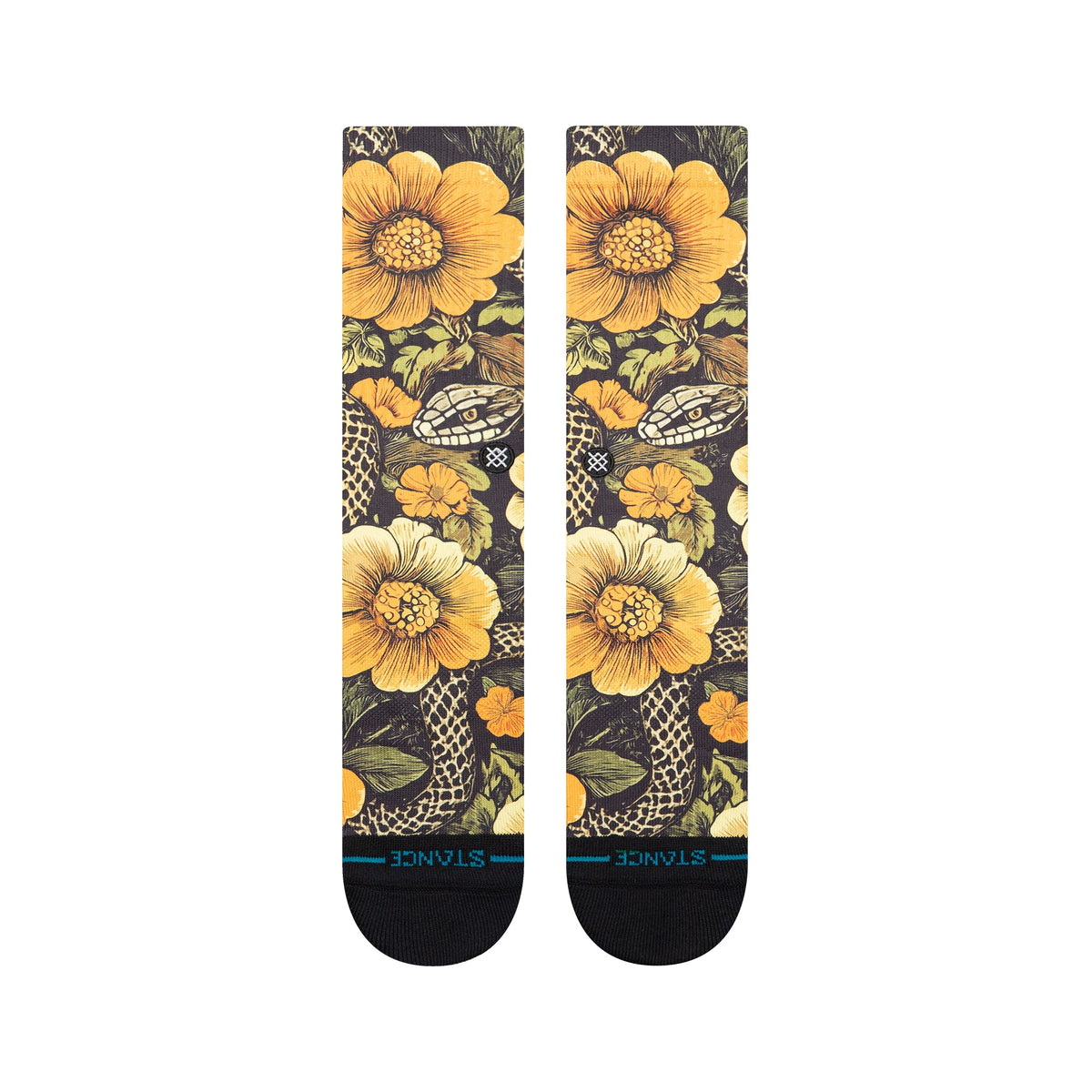 Stance | Slither Crew Sock Yellow
