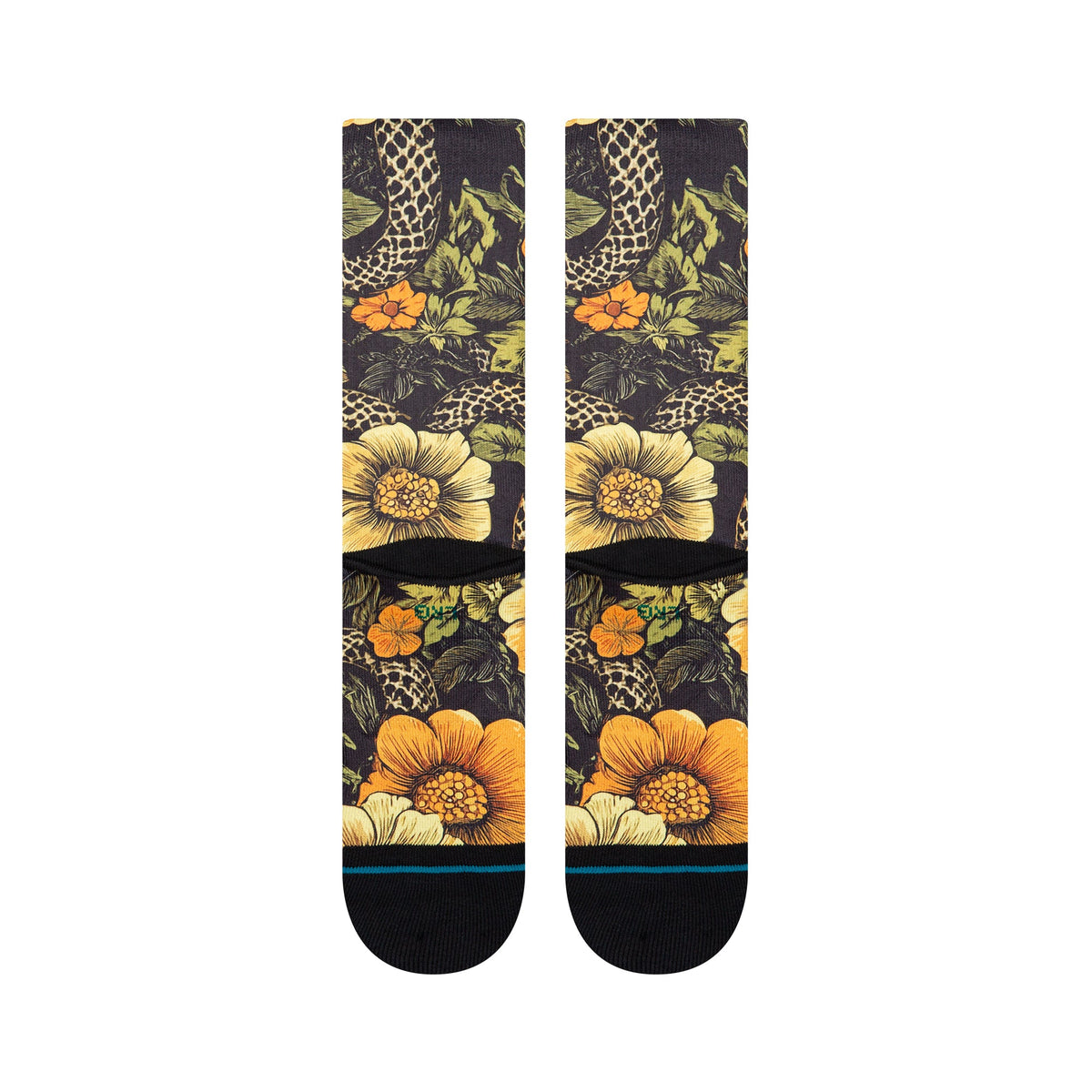 Stance | Slither Crew Sock Yellow