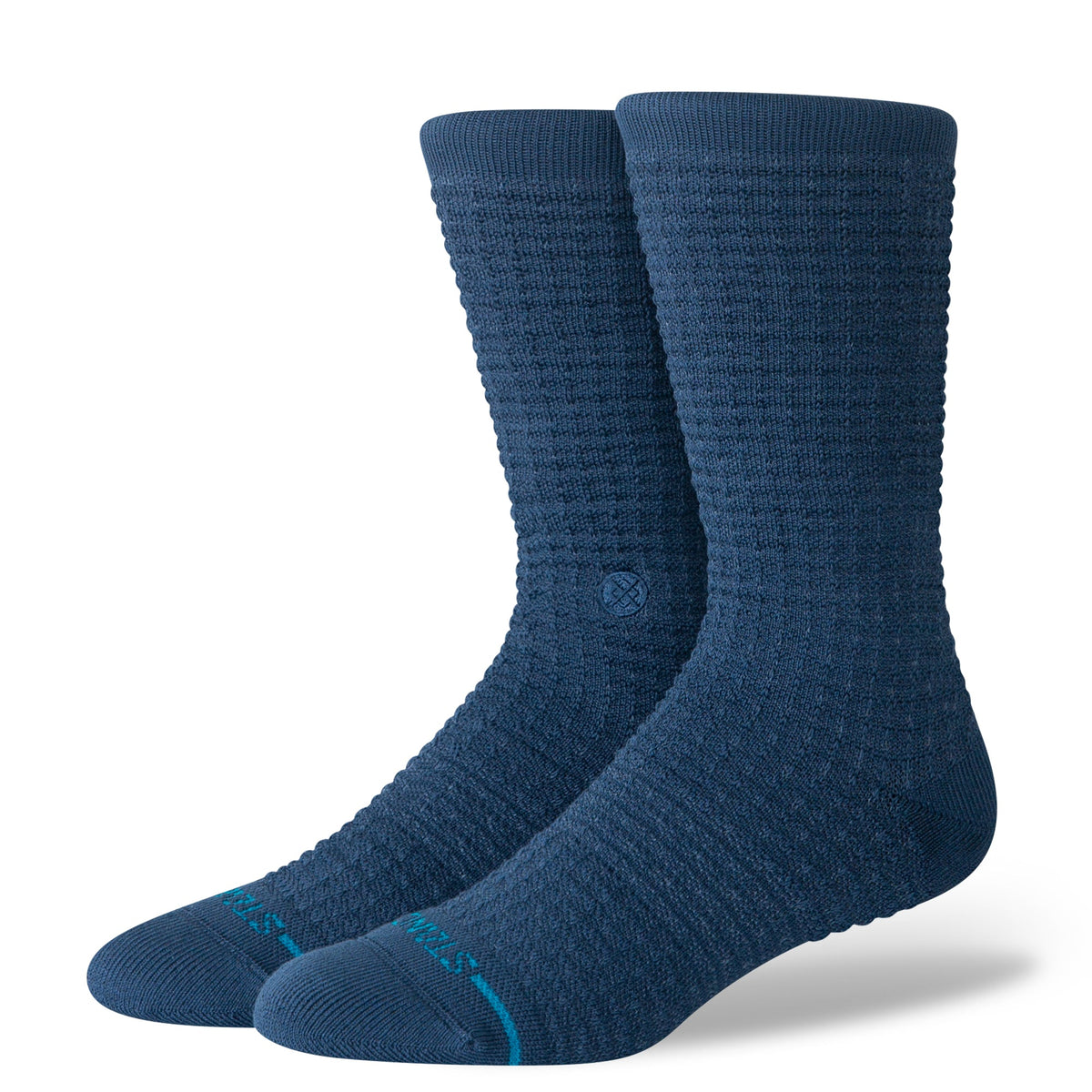 Stance | Navy Waffle Crew Sock Navy