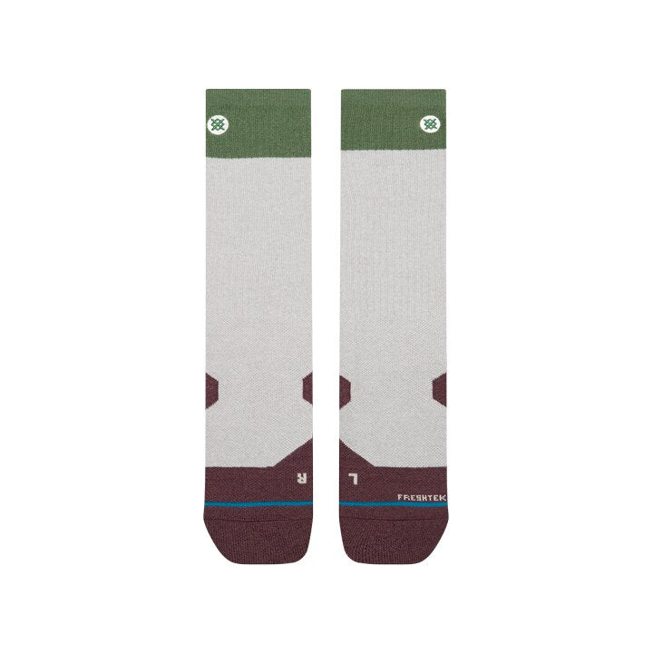 Stance Tri Block Hike Crew Sock Grey