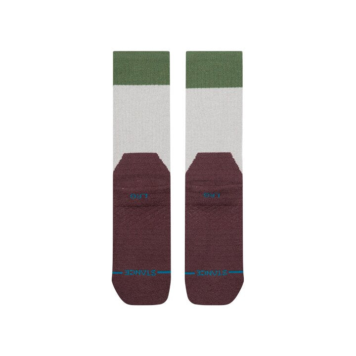 Stance Tri Block Hike Crew Sock Grey