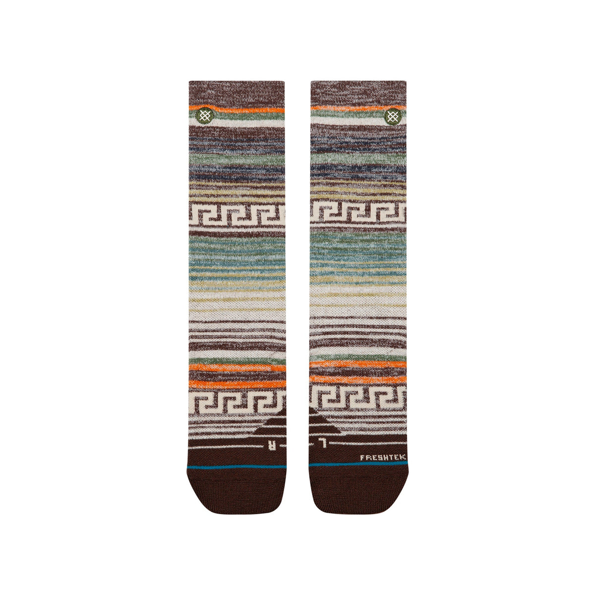 Stance | Ruins Hike Crew Sock Brown