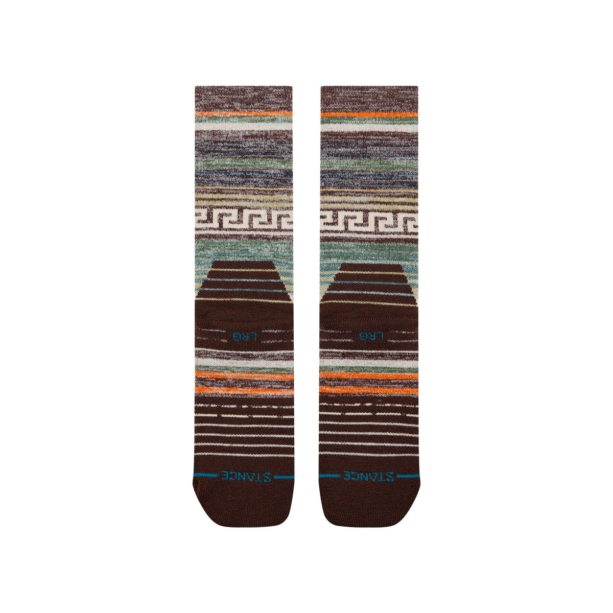 Stance | Ruins Hike Crew Sock Brown