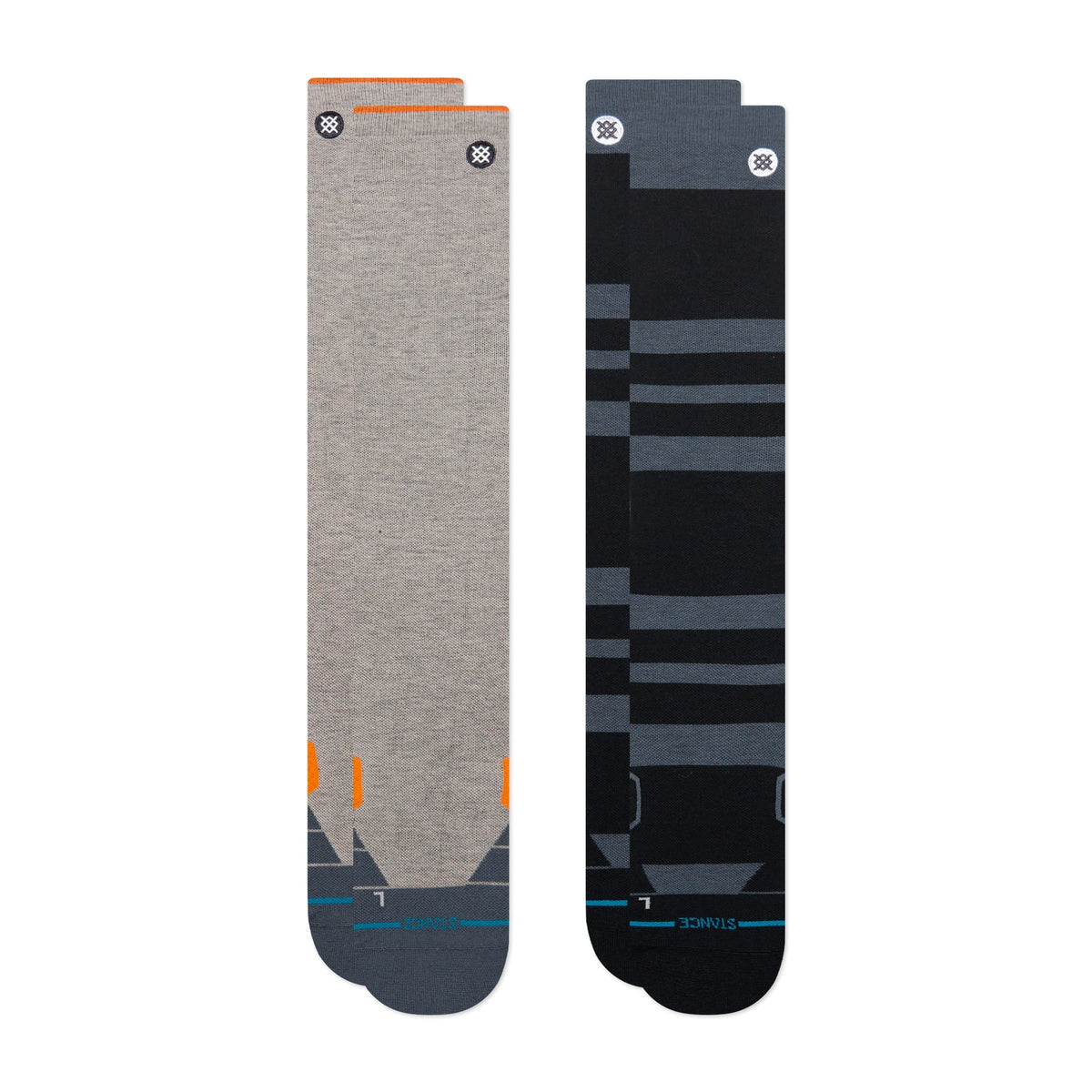 Stance | Corporate Ultra Light Poly Snow Sock 2 Pack Grey