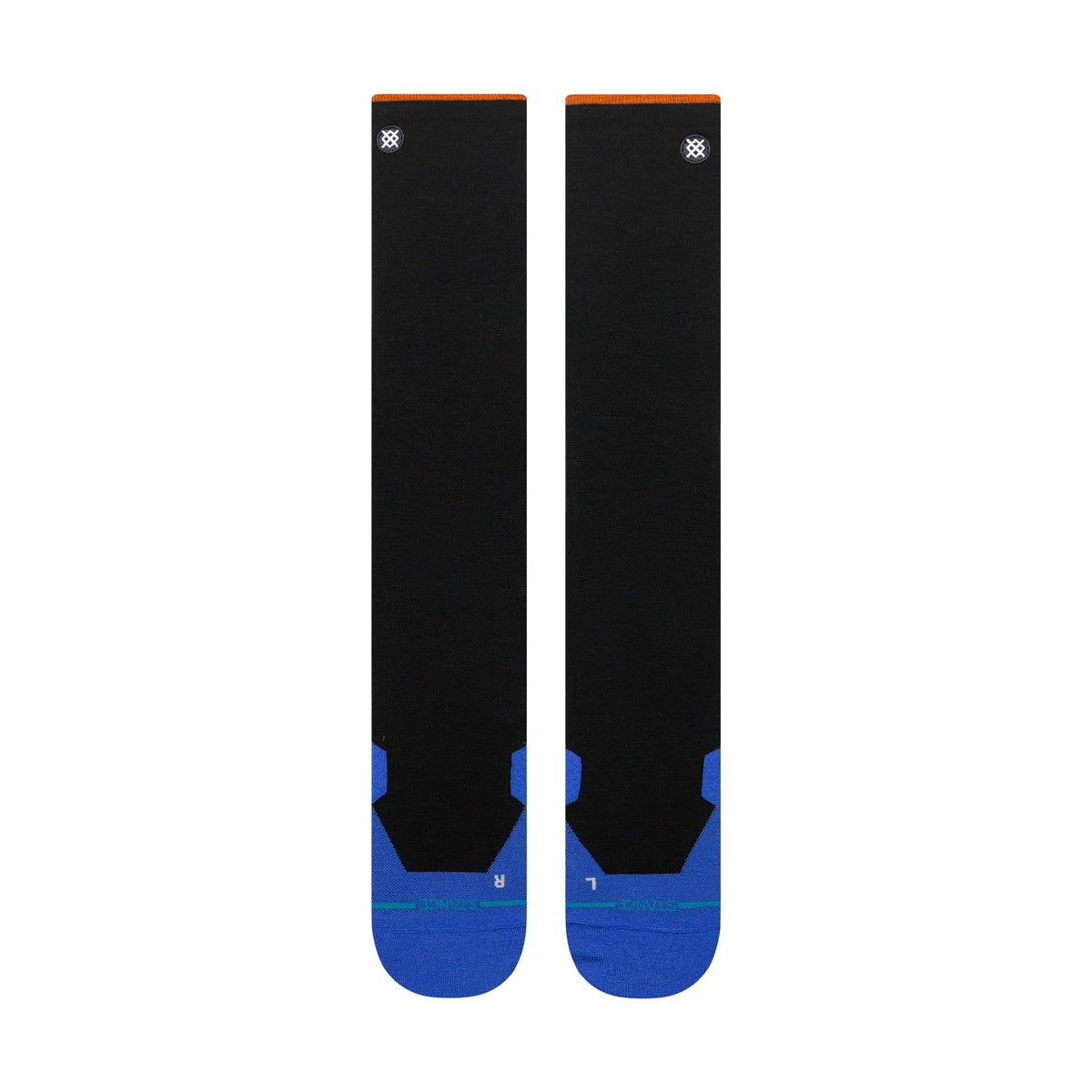 Stance | Two Tone Ultra Light Wool Snow Sock Black