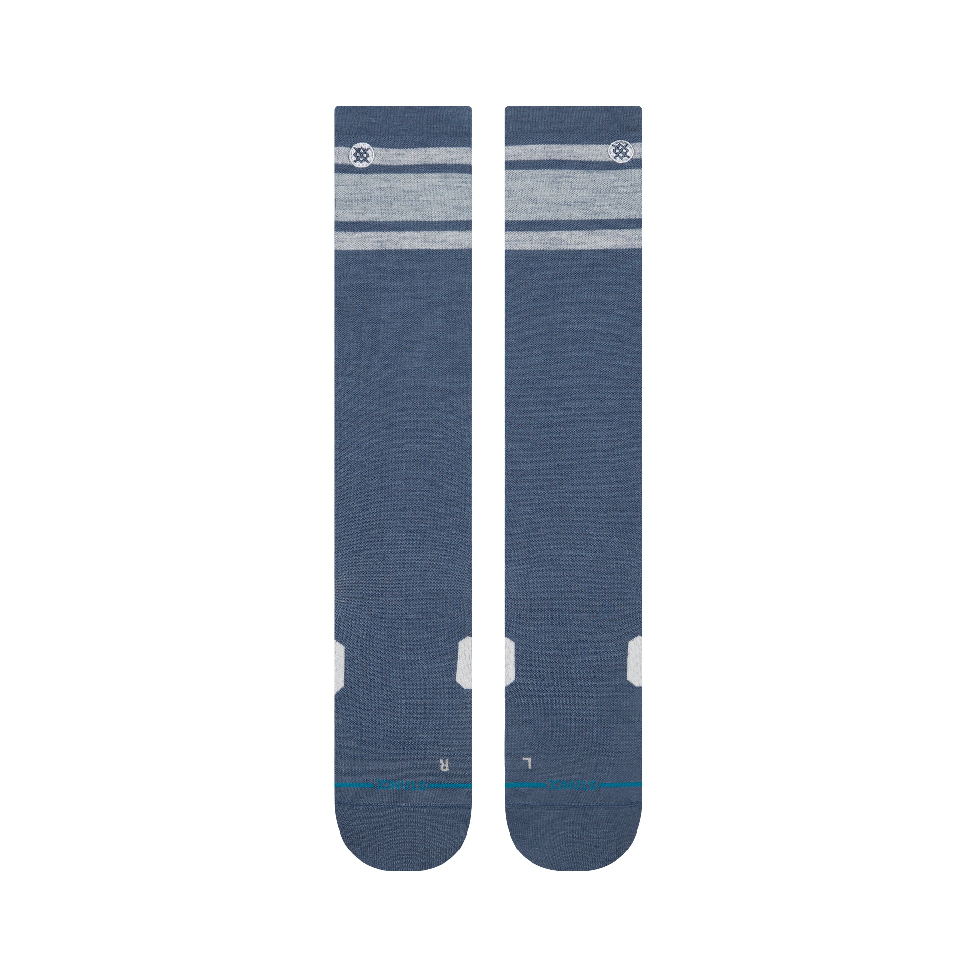 Stance Boyd Ultra Light Wool Snow Sock Sea Blue