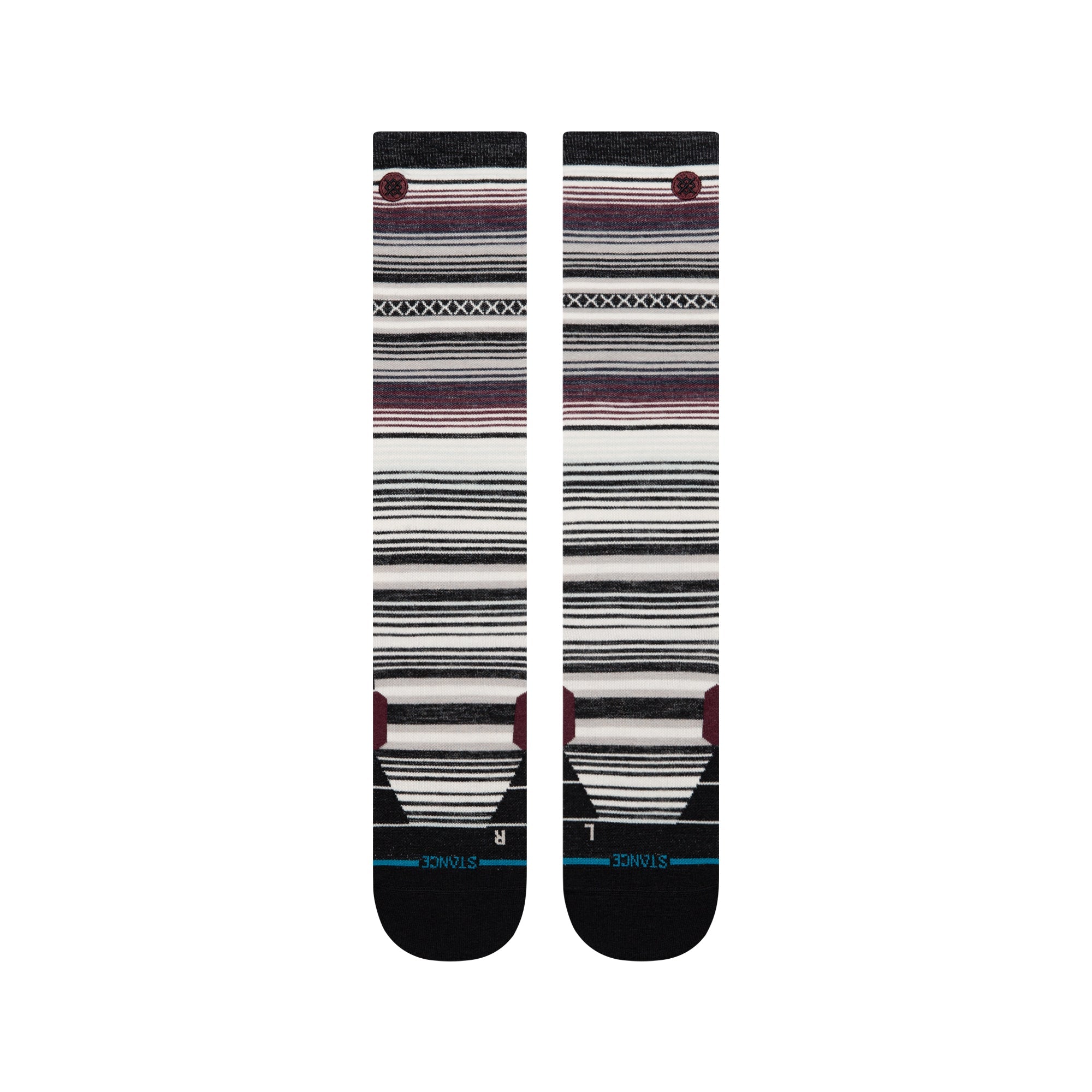Stance Curren Ultra Light Wool Snow Sock Black