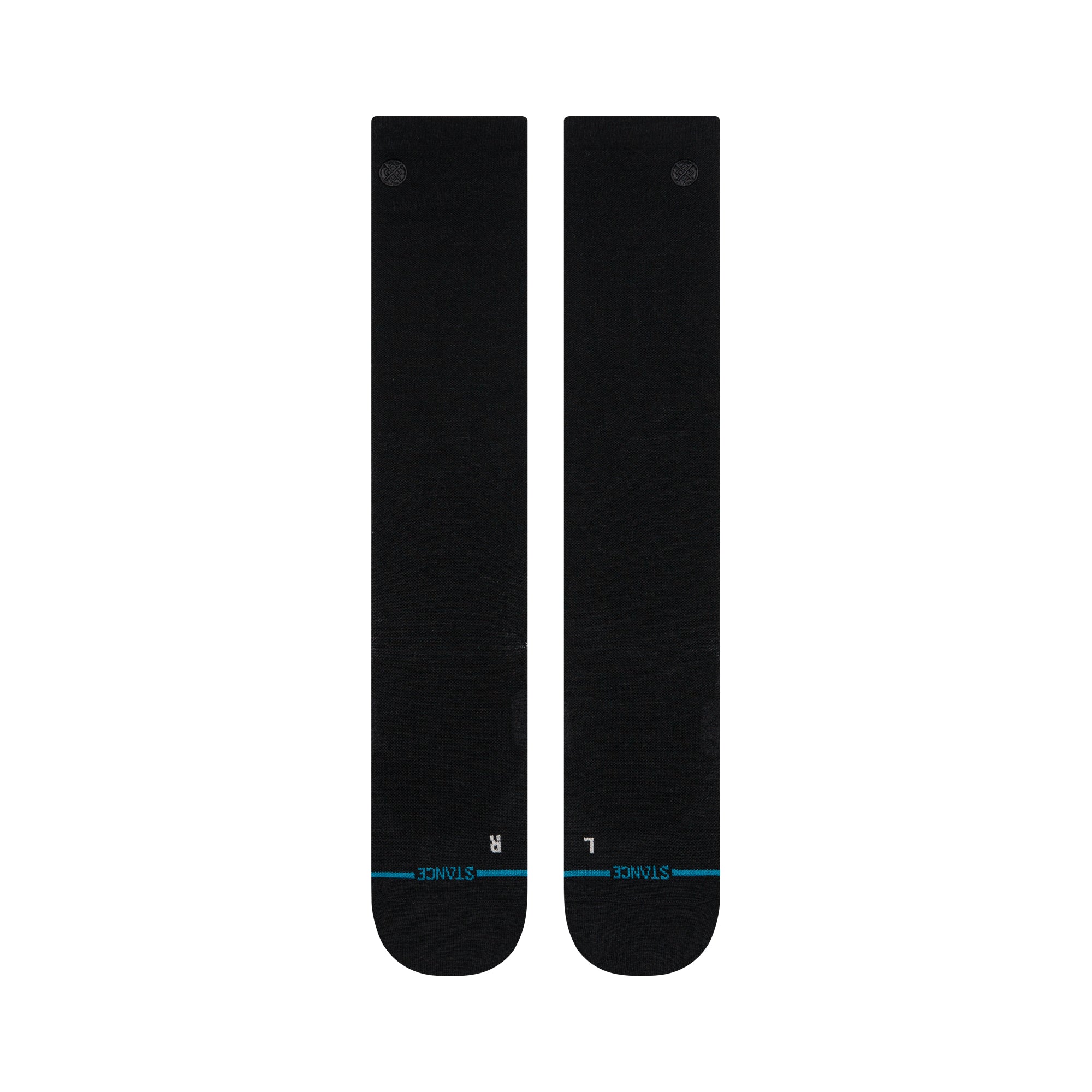 Stance Solid Ultra Light Wool Snow Sock Black